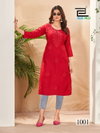 Supriya By Blue Hills Chikankari Work Rayon Kurtis Wholesale Shop In Surat